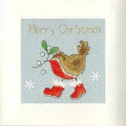 Step Into Christmas Cross Stitch Card Kit