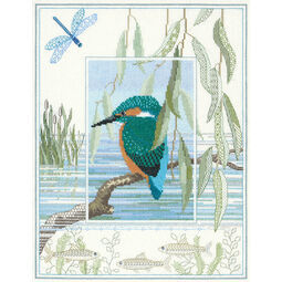Wildlife - Kingfisher Cross Stitch Kit