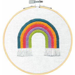 Rainbow Embroidery Hoop Kit