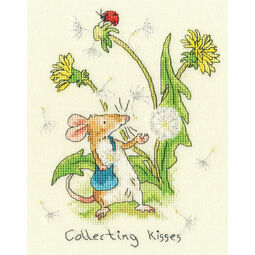 Collecting Kisses Cross Stitch Kit