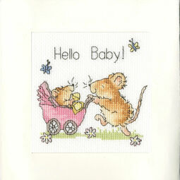 Hello Baby! Cross Stitch Card Kit
