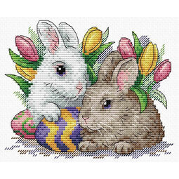 Easter Friends Cross Stitch Kit
