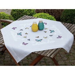 Butterfly Dance Cross Stitch Tablecloth Kit