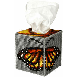 Butterfly Tissue Box Cover Tapestry Kit