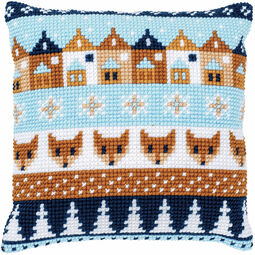 Winter Motifs 1 Chunky Cross Stitch Cushion Panel Kit