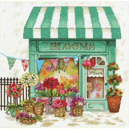 Blooms Flower Shop Cross Stitch Kit