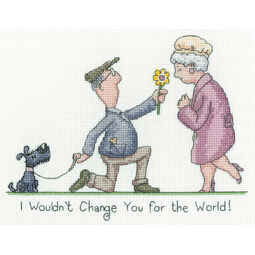 I Wouldn't Change You  - Golden Years Cross Stitch Kit