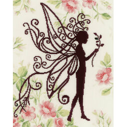 Flower Fairy Silhouette 1 Cross Stitch Kit