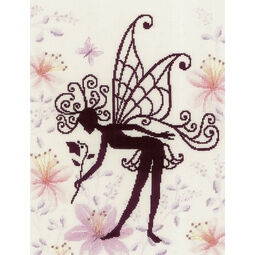 Flower Fairy Silhouette 2 Cross Stitch Kit