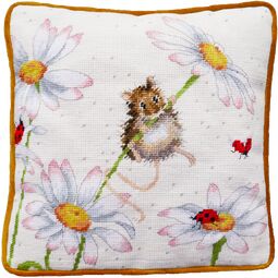Daisy Mouse Cushion Panel Tapestry