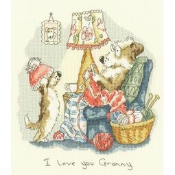 I Love You Granny Cross Stitch Kit