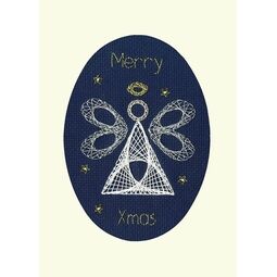 Christmas Angel Cross Stitch Card Kit