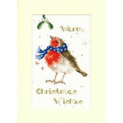 Warm Wishes Cross Stitch Christmas Card Kit