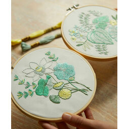The Water Garden Embroidery Duo Kit
