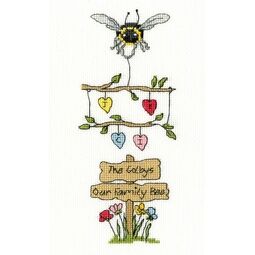 Our Family Bee Cross Stitch Kit