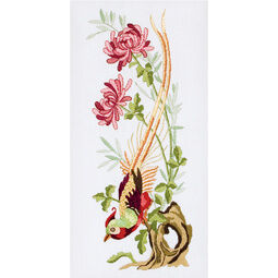 Vintage Chrysanthemum Embroidery Kit