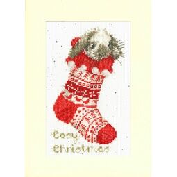 Cosy Christmas Cross Stitch Christmas Card Kit