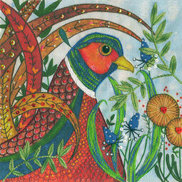 Pheasant Embroidery Kit
