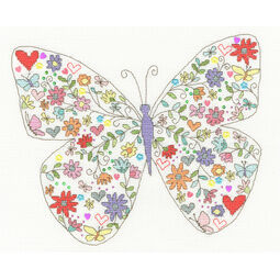 Lovely Butterfly Cross Stitch Kit