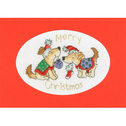 Christmas Treats Cross Stitch Christmas Card Kit