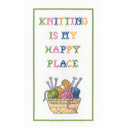 Happy Knitting Cross Stitch Kit