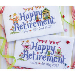 Happy Retirement Cross Stitch Kit