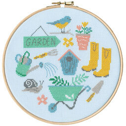 Garden Cross Stitch Kit