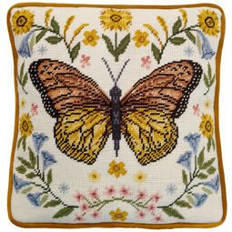Botanical Butterfly Tapestry Panel Kit