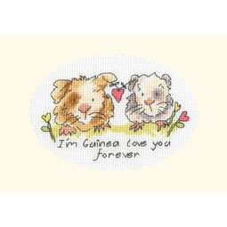 I'm Guinea Love You Forever Cross Stitch Card Kit