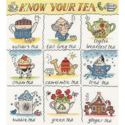 Know Your Tea Cross Stitch Kit