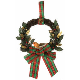 Traditional Tartan 20cm Wreath Kit