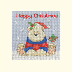 Polar Pals Cross Stitch Christmas Card Kit