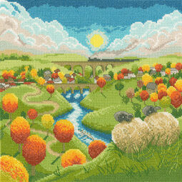 Watching The World Go By Cross Stitch Kit