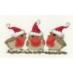 Festive Robins Cross Stitch Kit