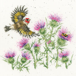 Feathers And Thistles Cross Stitch Kit