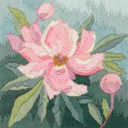 Long Stitch - Peony  Cross Stitch Kit