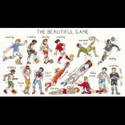 The Beautiful Game Cross Stitch Kit