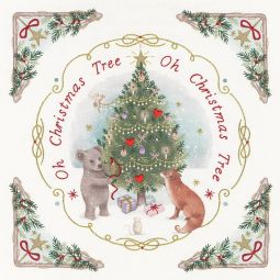 At Christmastime Embroidery Kit