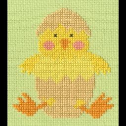 Easter Chick Cross Stitch Kit