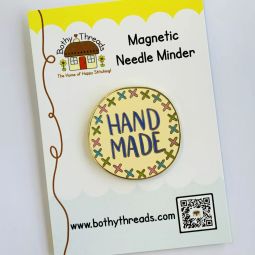 "Handmade" Motif Text Needle Minder