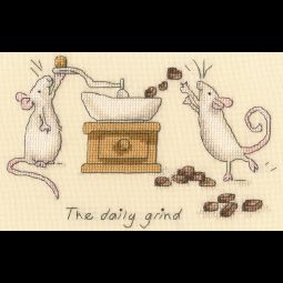 The Daily Grind Cross Stitch Kit