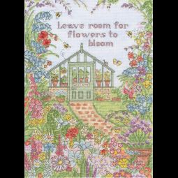 Flowers In Bloom Cross Stitch Kit