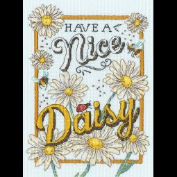 Nice Daisy Cross Stitch Kit