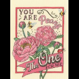 Peony The One Cross Stitch Kit