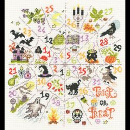 Countdown To Halloween Cross Stitch Kit