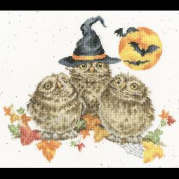 Happy Owl-o-ween Cross Stitch Kit