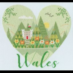 Heart Of Wales Cross Stitch Kit