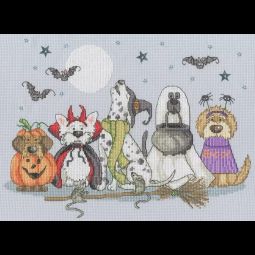 Howling Hounds Cross Stitch Kit