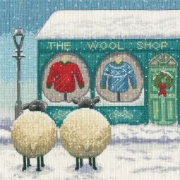 The Wool Shop Cross Stitch Kit