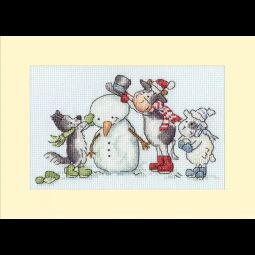 Hat, Scarf. Gloves! Cross Stitch Kit